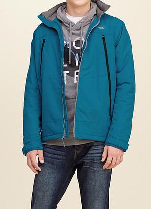 Синяя куртка hollister (all-weather)