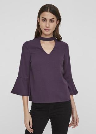 Рубашка блуза vero moda фиолетовая