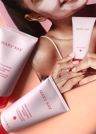 Оновлювальна маска з рожевою глиною mary kay мери кей мэри кэй мері кей