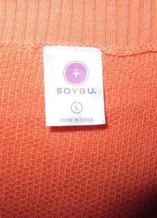 Кофта свитер туника soyby размер l хлопок6 фото