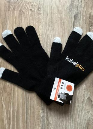 Мужские зимние перчатки для телефона touch screen gloves1 фото