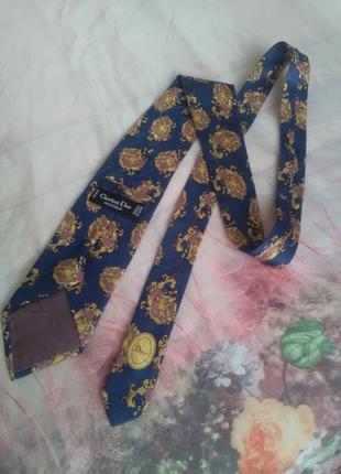 C. dior  роскошный шелковый галстук2 фото