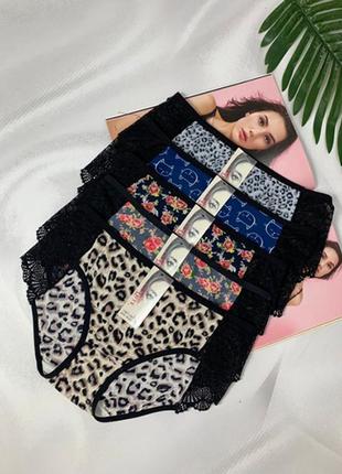 Набір жіночих трусиків сліпи 6825 - 6 шт