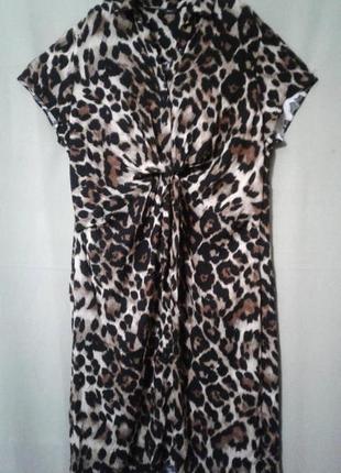 Платье m&co леопардовый принт1 фото