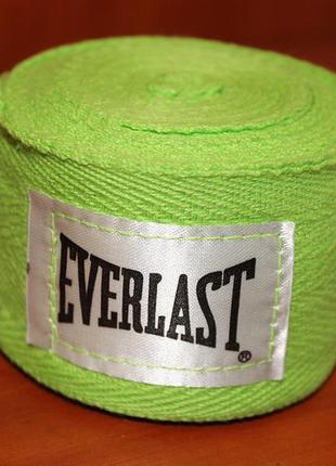 Бинти боксерські everlast 108" cotton handwraps оригінал5 фото