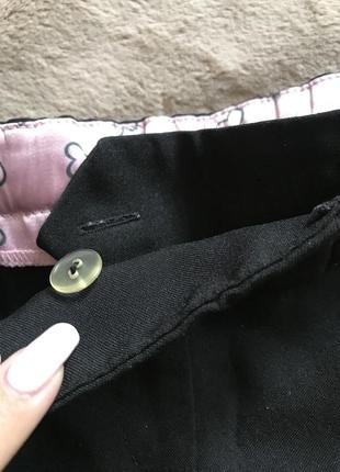 Детская черная школьная мини юбка клеш шкільна спідниця коротка 7-8 лет 128 см5 фото