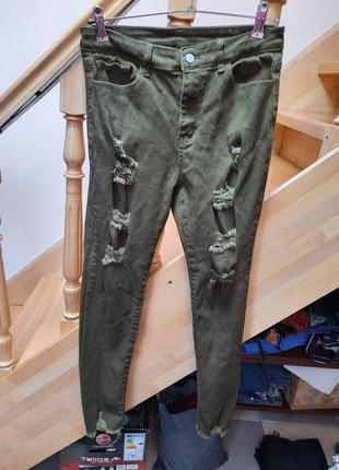 Штани джинси стрейчеві завужені