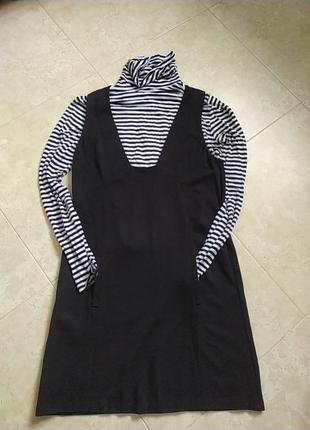 Сарафан платье трикотажное mango, s/m