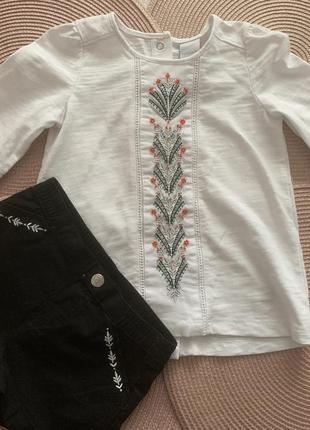 Костюм блуза і шорти сорочка і шорти