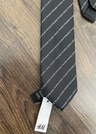 Галстук hm краватка узкий4 фото