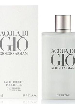 Giorgio armani acqua di gio pour homme (тестер) 200 ml.