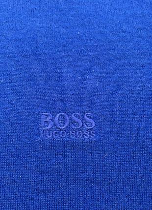 Яркий шерстяной свитер hugo boss 100% шерсть мериноса4 фото