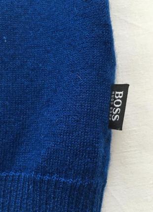 Яркий шерстяной свитер hugo boss 100% шерсть мериноса7 фото