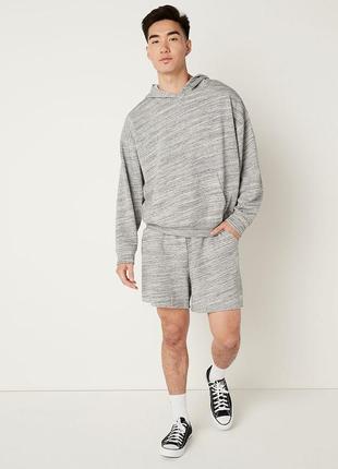 Повсякденні шорти на легкому флісі dad short р. м,л,хл victoria's secret вікторія сікрет вікторія сікрет pink оригінал