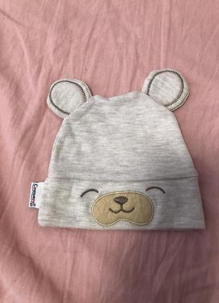 Шапка з вушками з вушками тонка