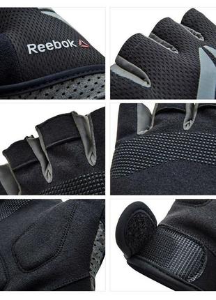 Reebok training gloves crossfit рукавиці оригінал перчатки чорні для фітнесу спортивні - xxl2 фото