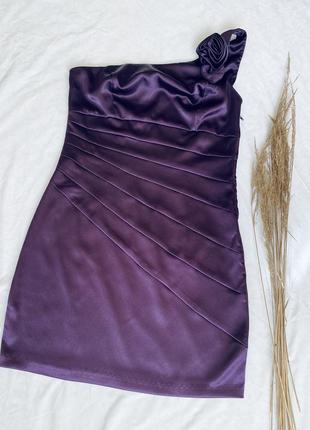Ошатне плаття кольору марсала або фіолетове вечірній сукні