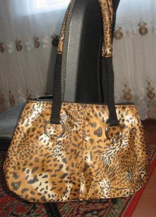 Леопардовая сумка1 фото