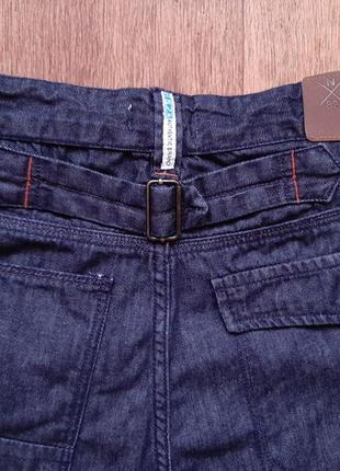 Шорты бриджи джинсовые next синие на парня 12 лет 152 см, хлопок8 фото