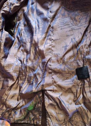 Италия кожаная куртка винтажная из кожи4 фото