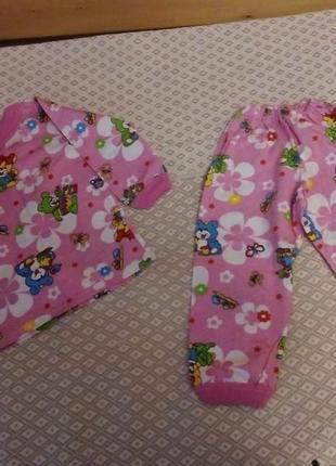 Новая пижама, ночной костюм для девочки. возраст 2-3 года.1 фото