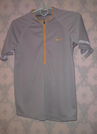 Спортивная футболка на молнии с карманом Half nike