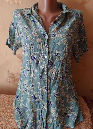 Жіноча гарна базова блуза блузка блузочка розмір 46/48
