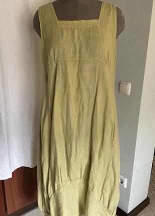 Платье лён италия 52 - 54 - 56