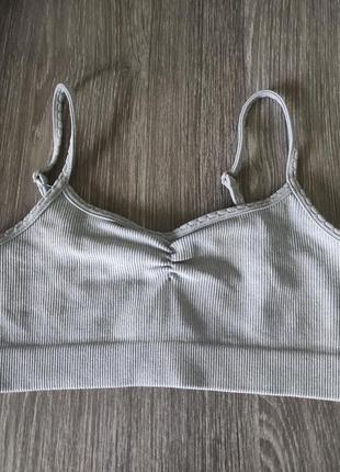 Бесшовный топ майка h&m