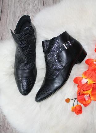 Кожаные полусапожки известного дизайнера samerset by alige temperley! 39 р.