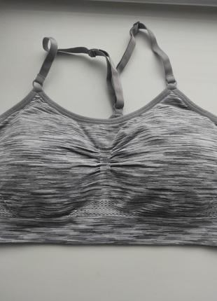 Бесшовный топ майка active bustier1 фото