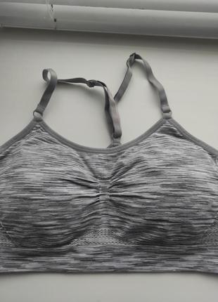 Бесшовный топ майка active bustier3 фото