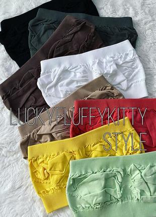 Топ бандо бесшовный микрофибра