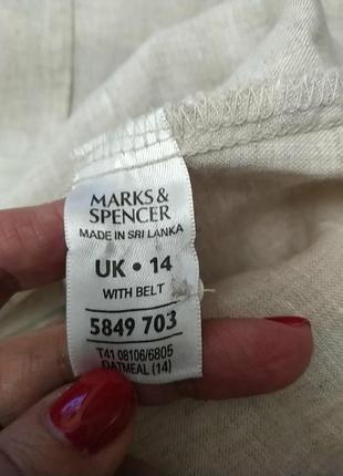 Красивая льняная рубашка m&s7 фото