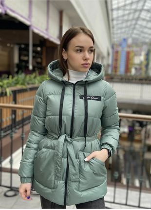 Удлиненная демисезонная куртка