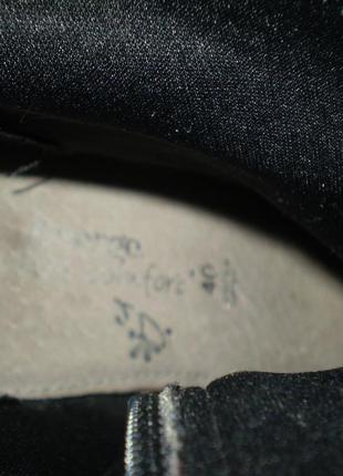 Женские кожаные ботинки george uk6,5 40р. черные7 фото
