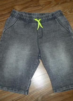 F&f плотные шорты, джинсовые шорты на 12-13 лет4 фото