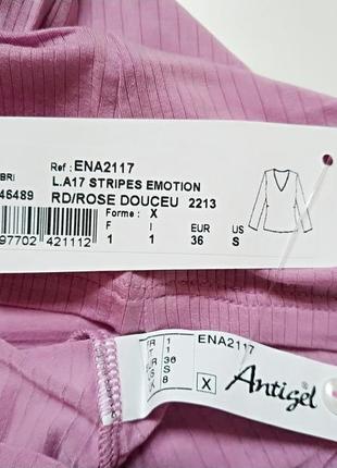 Жіночий комплект лонгслив трусики premium бренду antigel by lise charmel stripes emotion франція5 фото