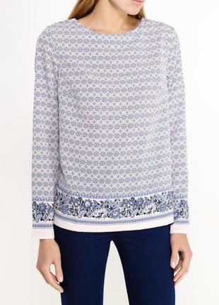 Біла блуза befree з визерунком ошатна біла блузка