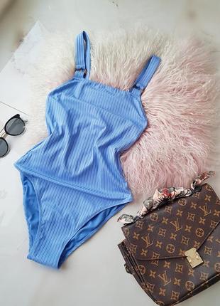 Слитный купальник в рубчик от primark 💙