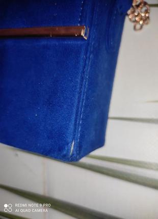 Маленька стильна сумочка колір електрик7 фото