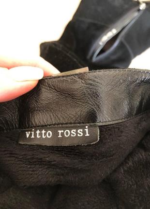 Чоботи з натуральної замші бренду vitto rossi5 фото