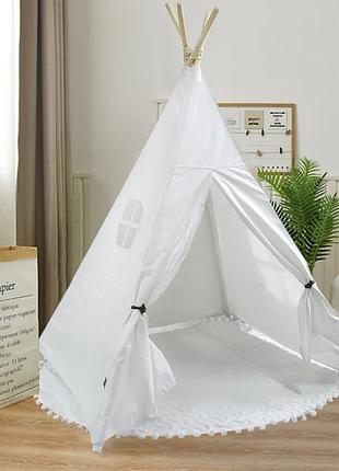 Вігвам littledove rt-1640 simple white дитячий ігровий намет