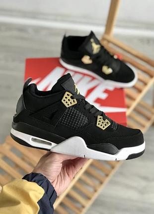 Чоловічі кросівки nike jordan 4 топ якість демісезонні
