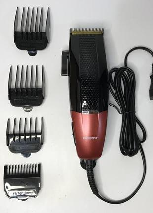 Машинка для стрижки волос gemei gm 807 титановые лезвия1 фото