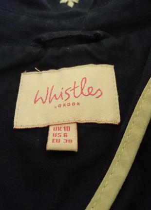Льняной  вышитый пиджак whistles london5 фото