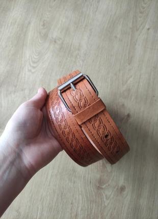 Женский кожаный ремень real leather, германия,  размер 95