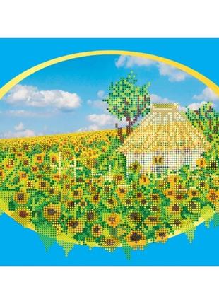 Схема на тканині для вишивання бісером абрис арт ас-110 хатинка