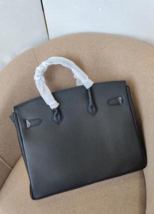Женская сумка хермес биркин 35 см  кожа4 фото