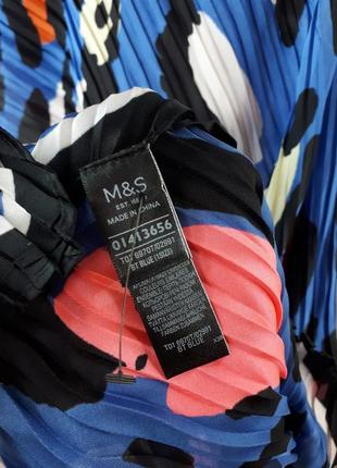 Гофрований хустка косинка з анімалістичний принт m&s(74 см на 80 см)4 фото